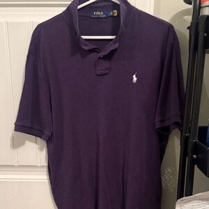 Polo by Ralph Lauren Men's Polo Shirt in Deep Purple